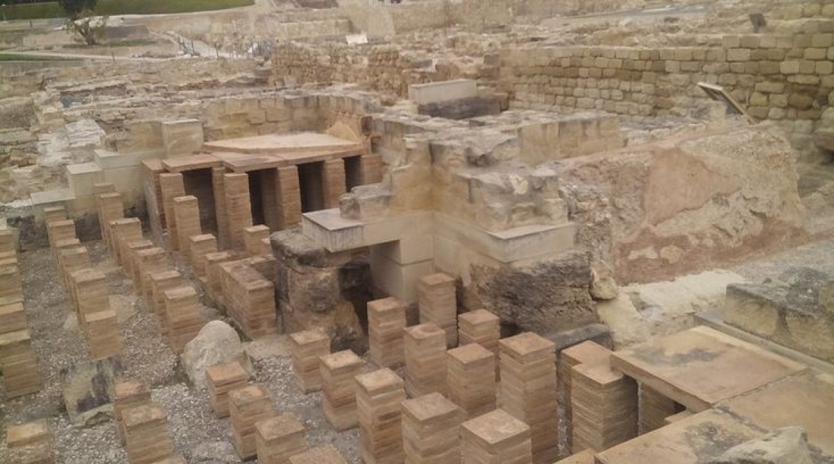 Visita guiada a Yacimiento Arqueológico Lucentum, vivero de pescado romano y degustación de tapas históricas